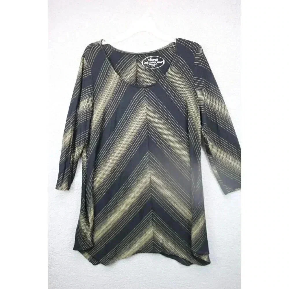 Soma-Live,Lounge,Wear-Women's Luxuriously Soft Dress-XL-Asymmetrical Hem